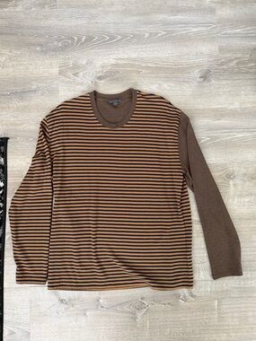 John Varvatos Collection Striped Long Sleeve